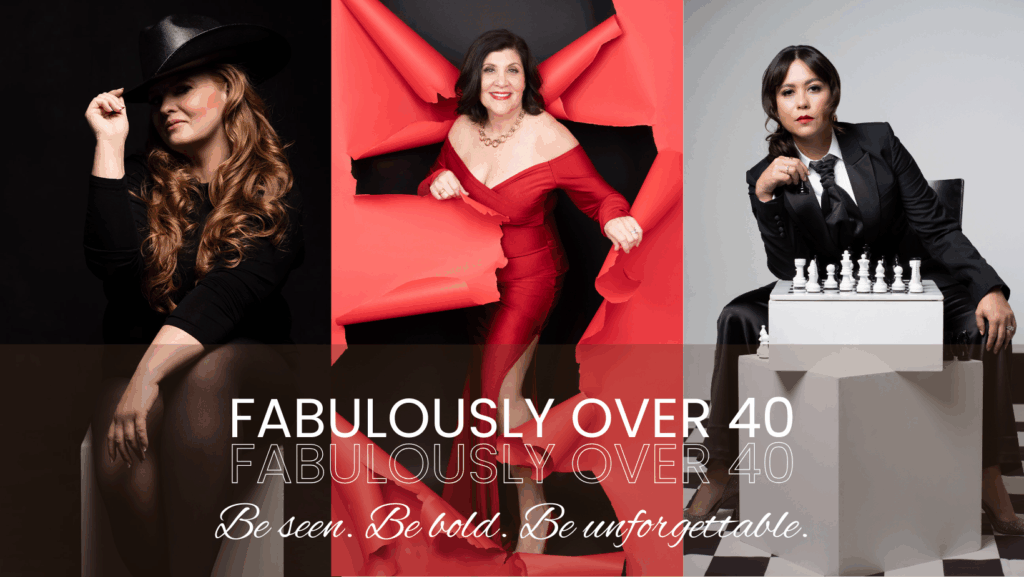 Women 50+ in stylist editorial photoshoot